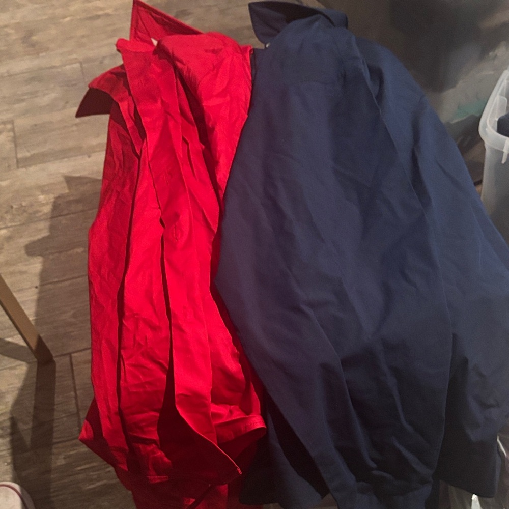Red and Blue dress shirt bundle